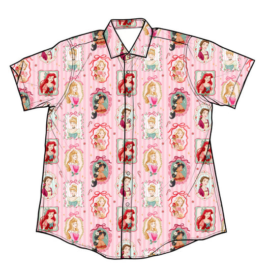 “ Portraits and Peppermint” Performance Button Down Dri-Fit shirt (Pre-Order)
