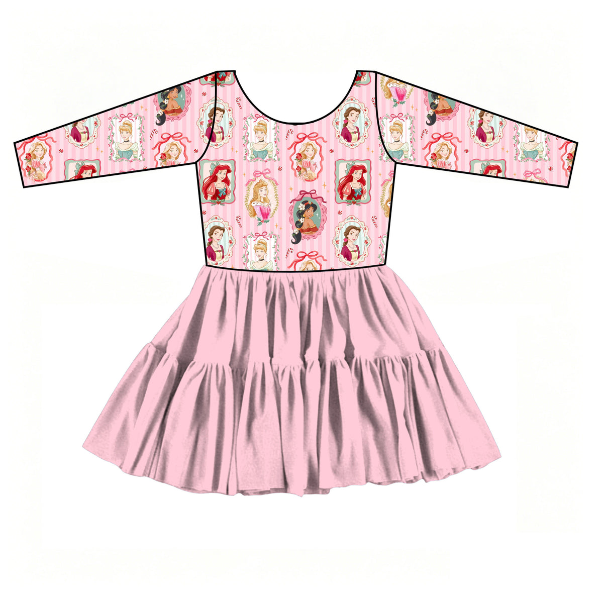 “Portraits & Peppermint”
Long Sleeve Tulle Twirlie (Pre-Order)