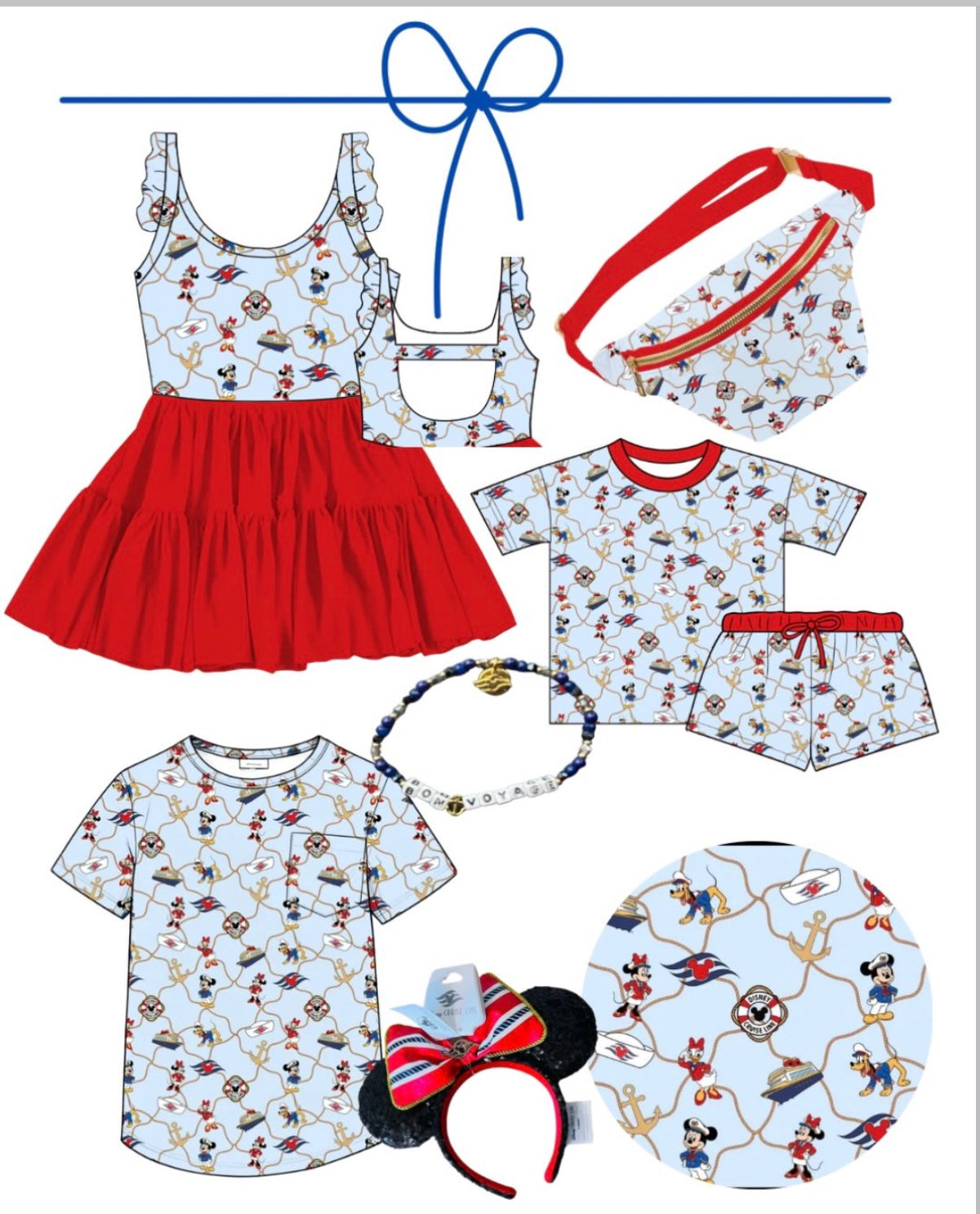 “Wish Upon A Wave”  Tulle Twirlie  (pre-order)