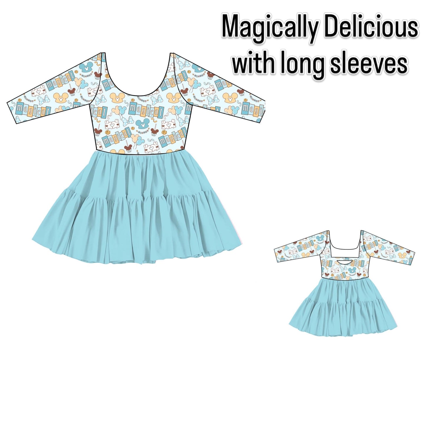 Magically Delicious Twirlie With Long Sleeves (Pre-Order)