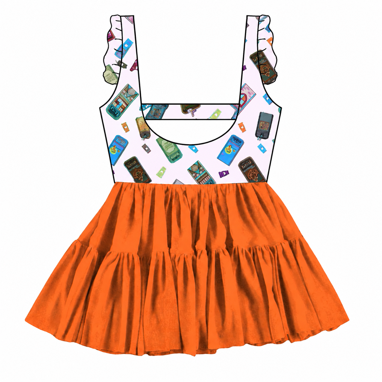 “Bin There, Snacked On That"  Tulle Twirlie (Pre-Order)