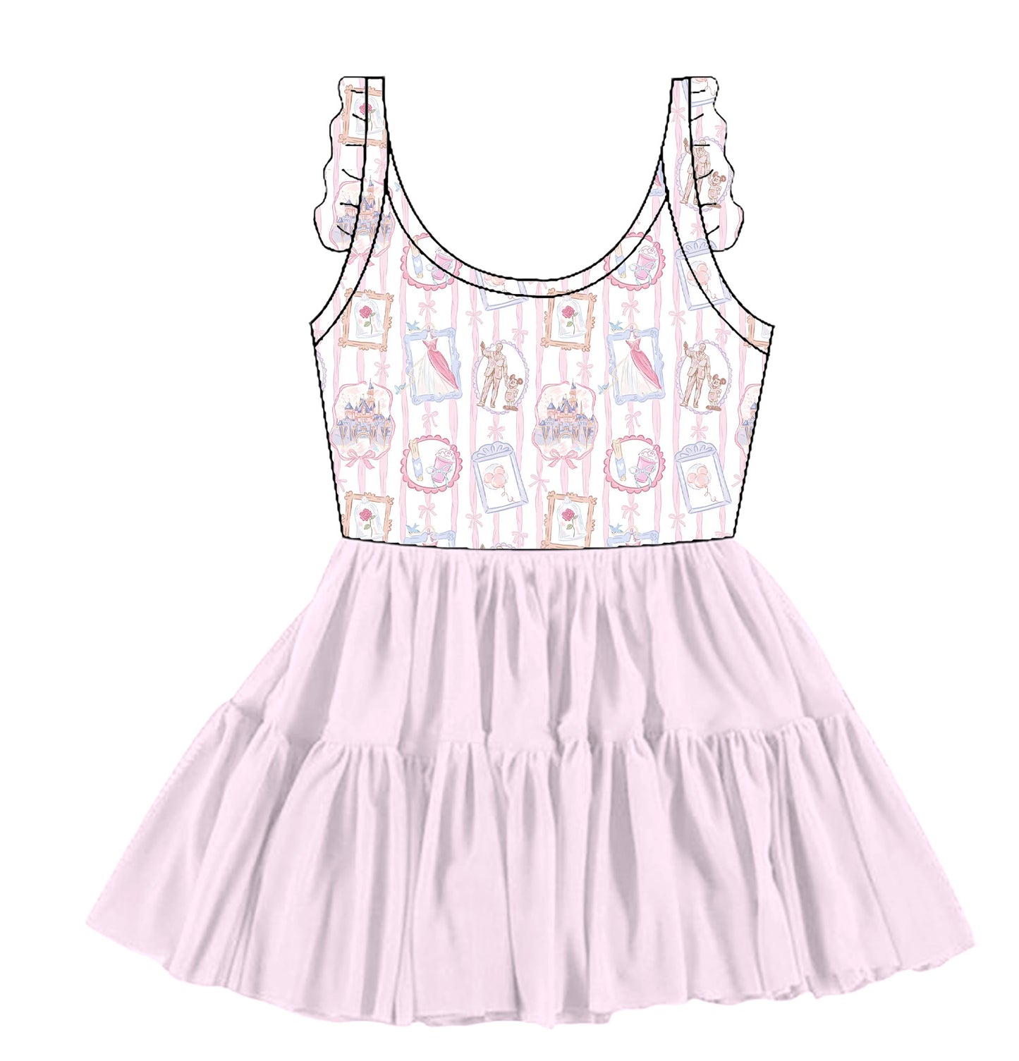Coquette Castle Tulle Twirlie   (RTS)