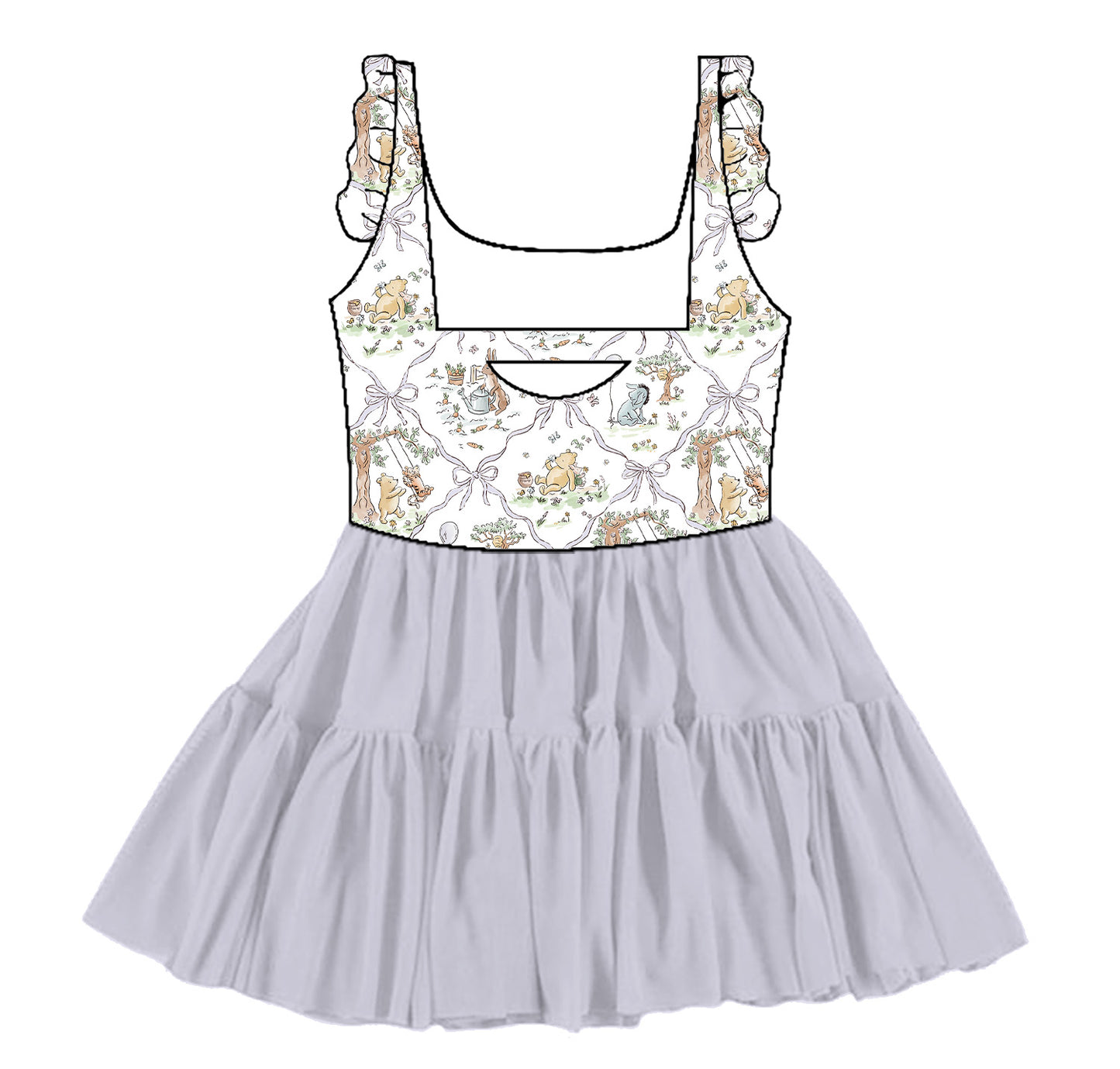 Vintage Honey Tulle Twirlie   (RTS)