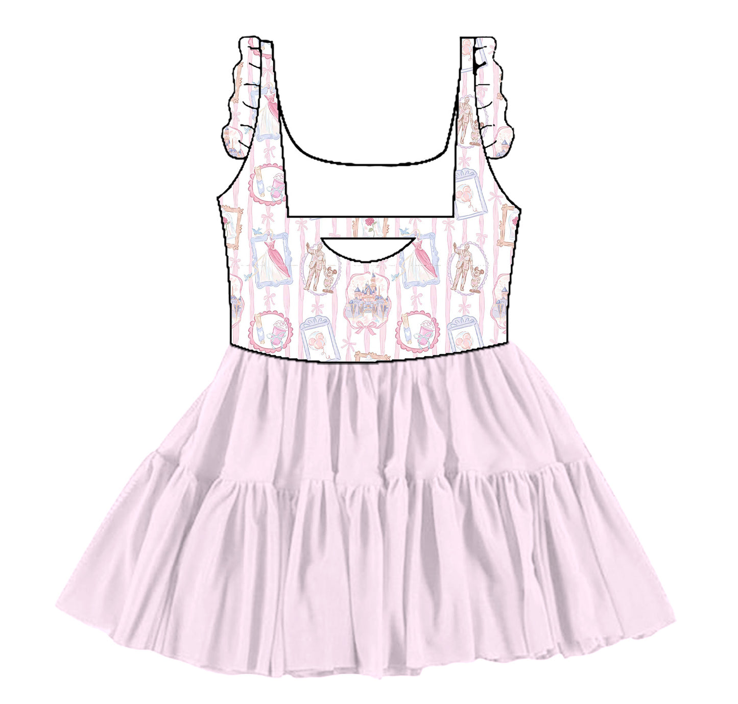 Coquette Castle Tulle Twirlie   (RTS)