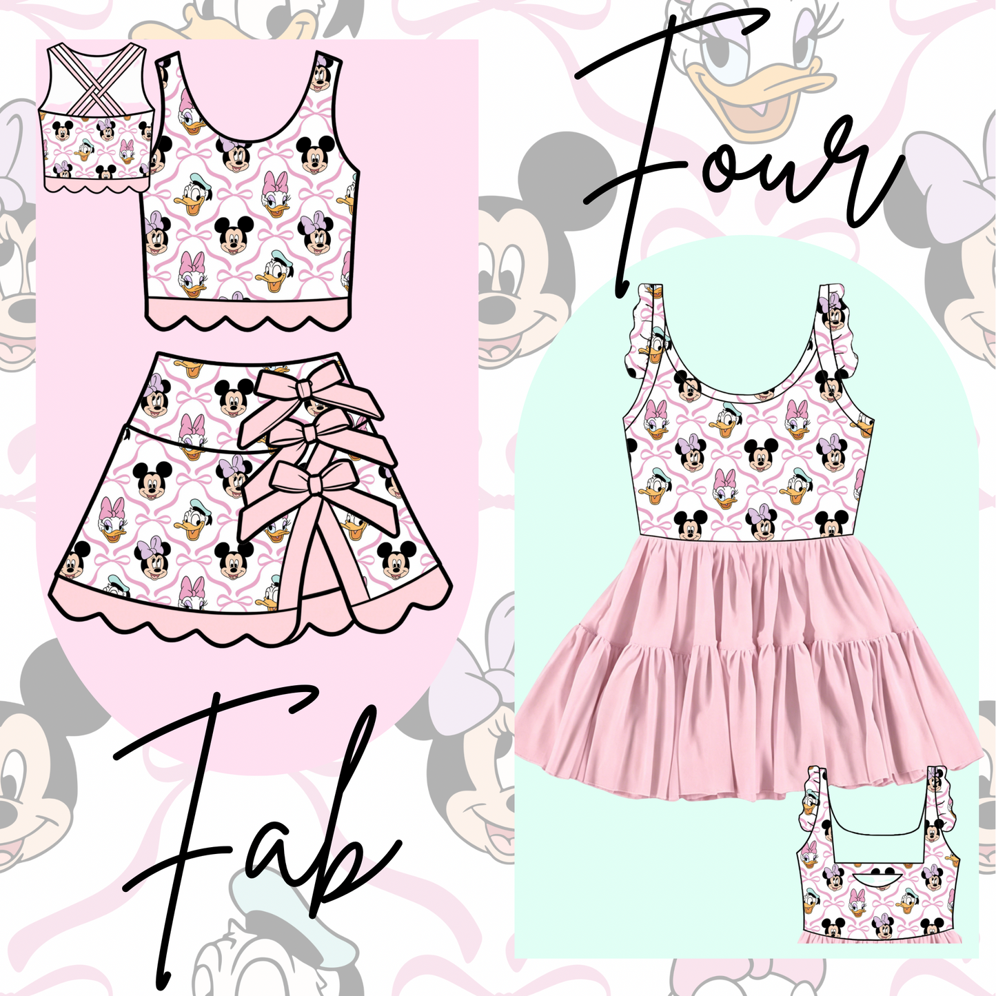 Fab Four Tutu Set   (Pre-Order)