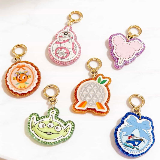 Handmade Crystal Bag Charms