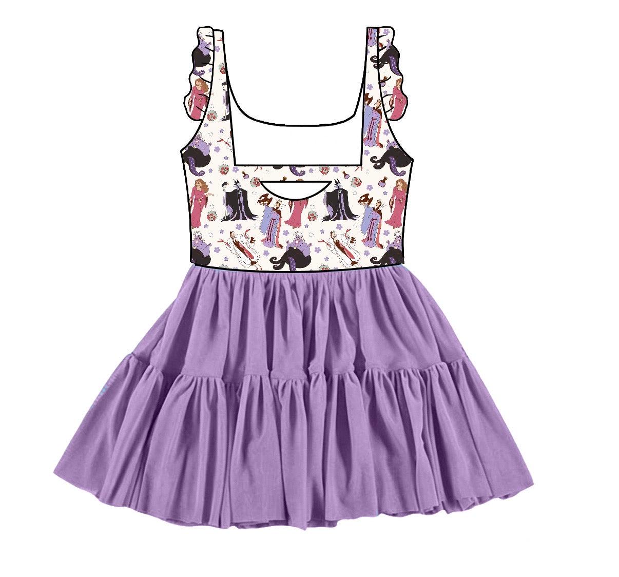 Purple Potion Twirlie Dress (Pre-Order)