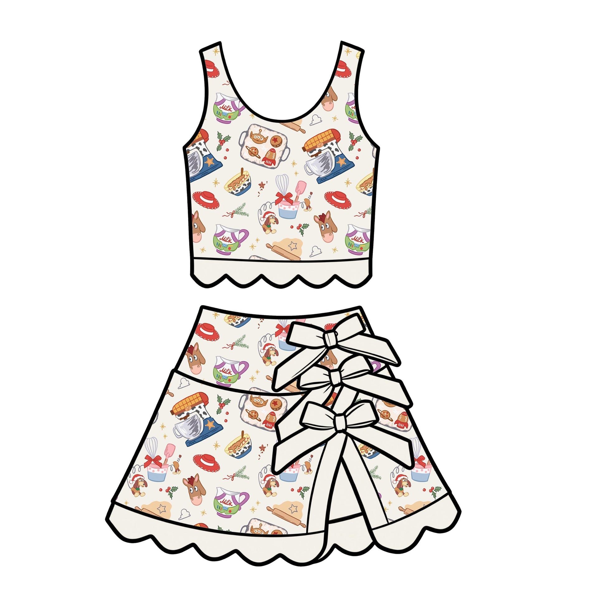 Around The World and Beyond" Tutu Set (Pre-Order) (Copy)