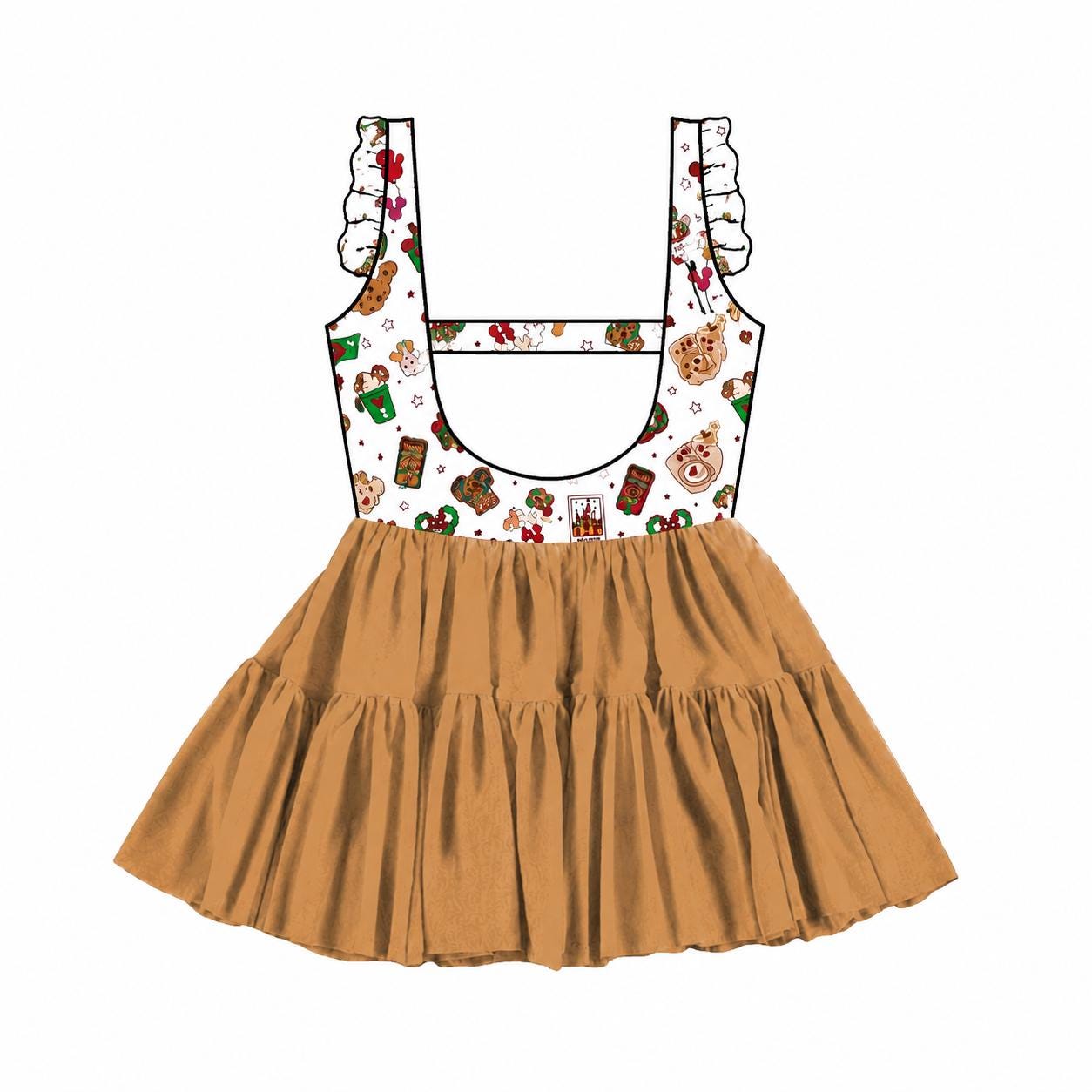 Cookies and Cocoa" Tulle Twirlie (Pre-Order) (Copy)